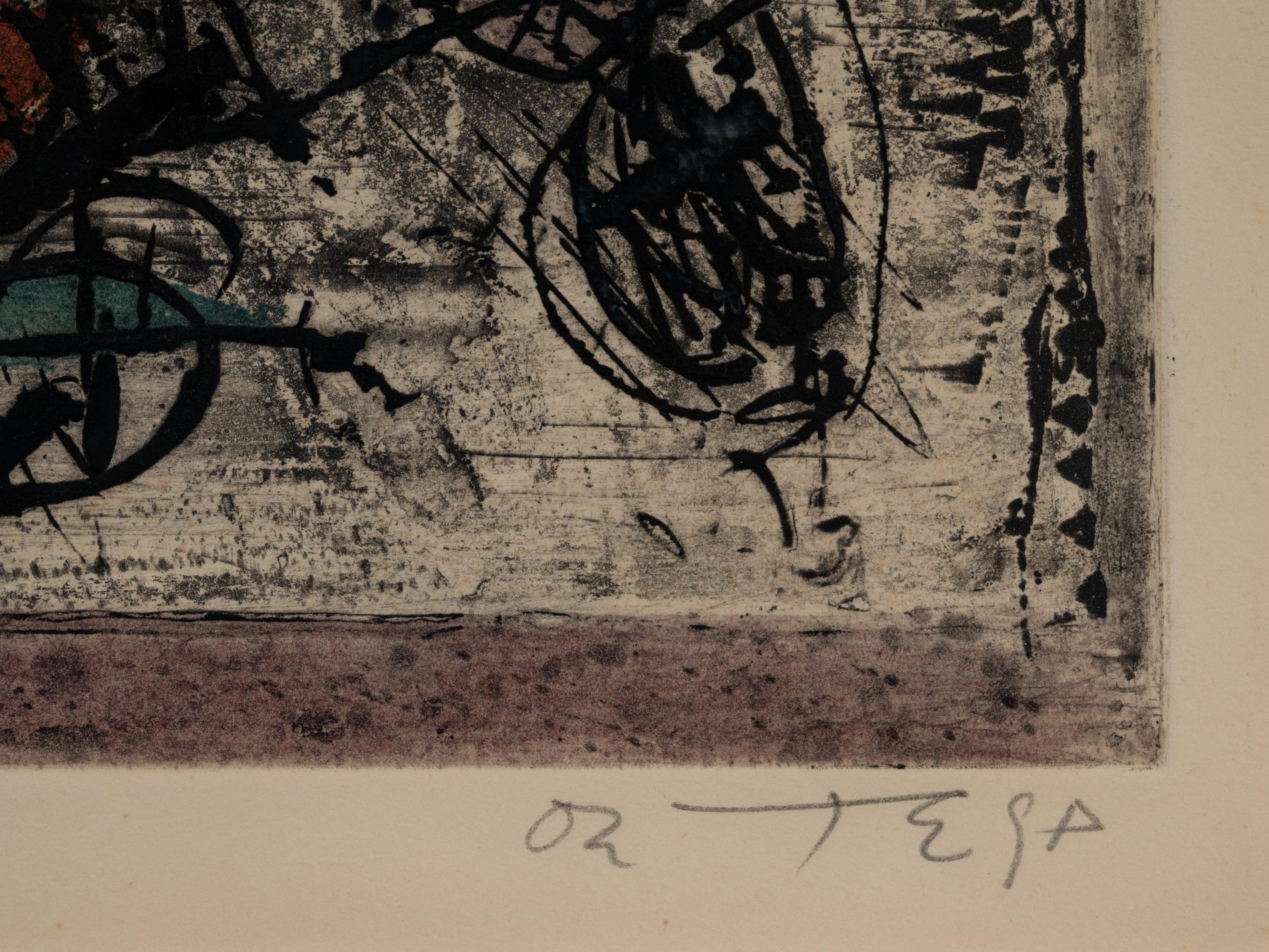 Lutte 11 and Moisson ( Pair of Works), 1965-1966
