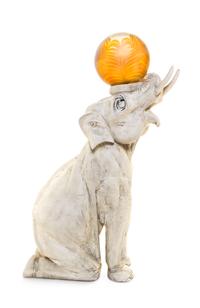 An Austrian Earthenware Figural Lamp Height 31 1/8 inches. — J. WERNER FOR A. FORSTER & CO.
