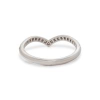 TIFFANY & CO., PLATINUM AND DIAMOND 'SOLESTE V' RING