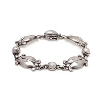 GEORG JENSEN, STERLING SILVER 'MOONLIGHT BLOSSOM' BRACELET