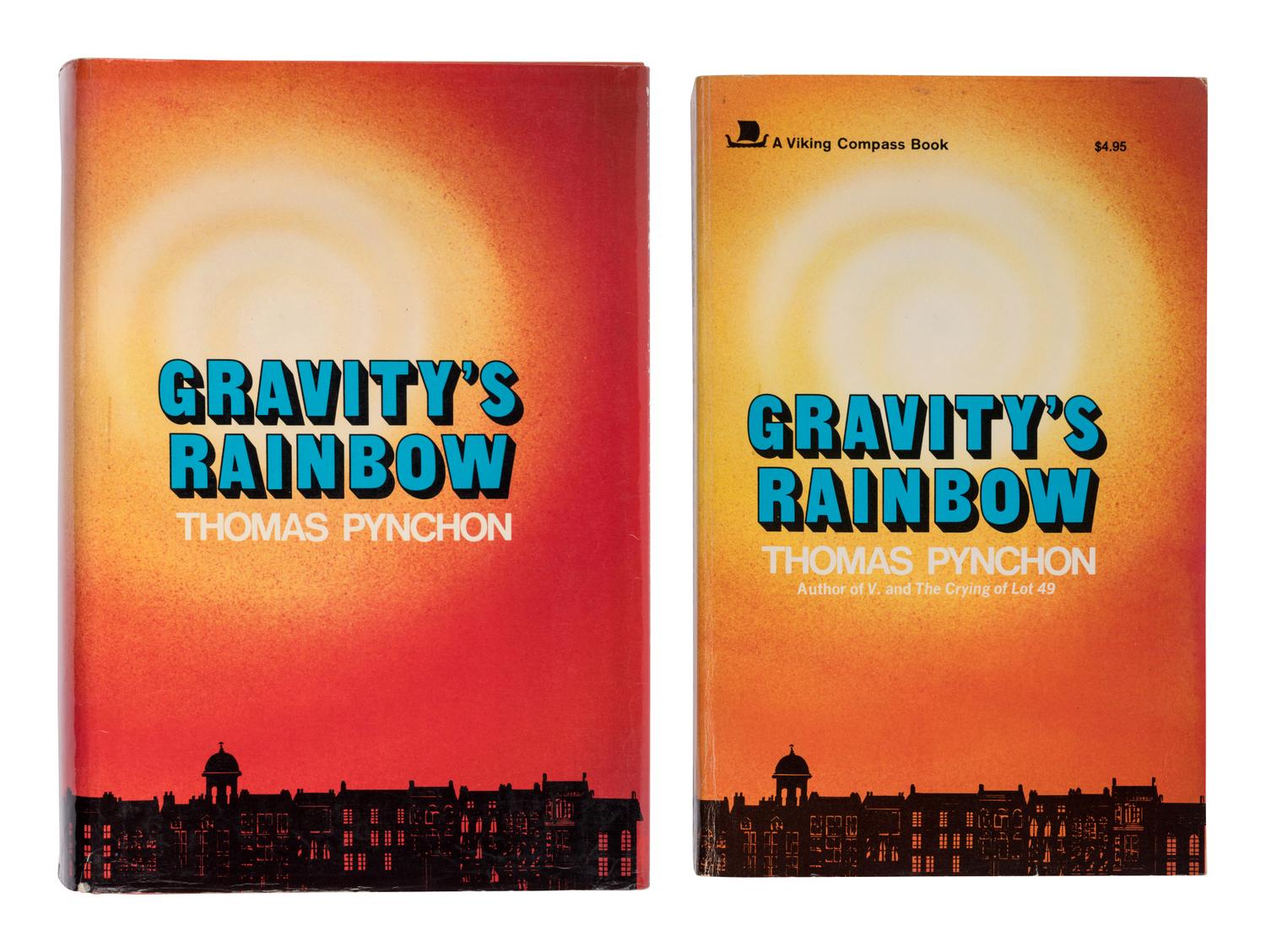 PYNCHON, Thomas (b. 1937). Gravity’s Rainbow . New York: The Viking Press, [1973].