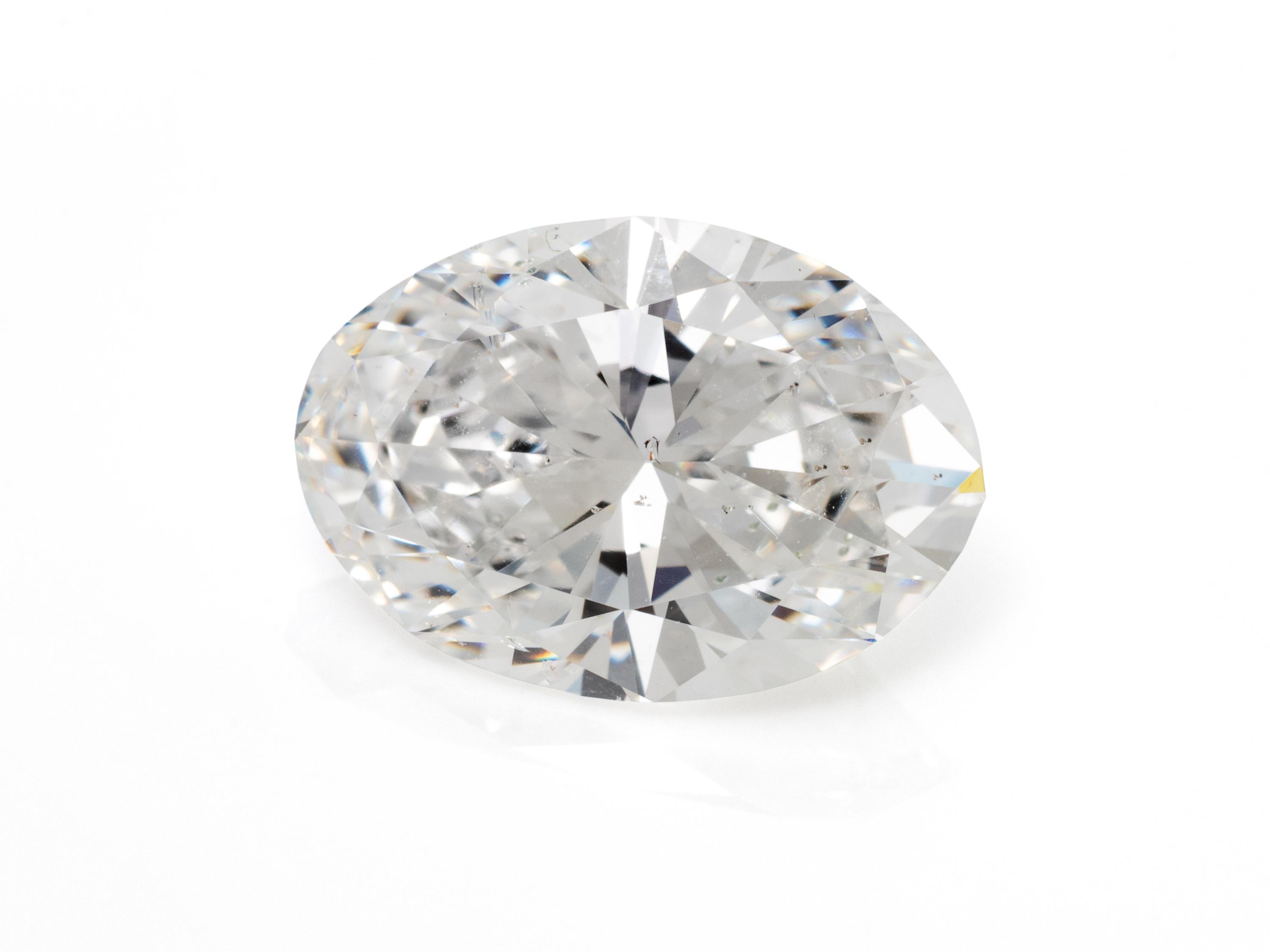 3.06 CARAT OVAL BRILLIANT CUT DIAMOND