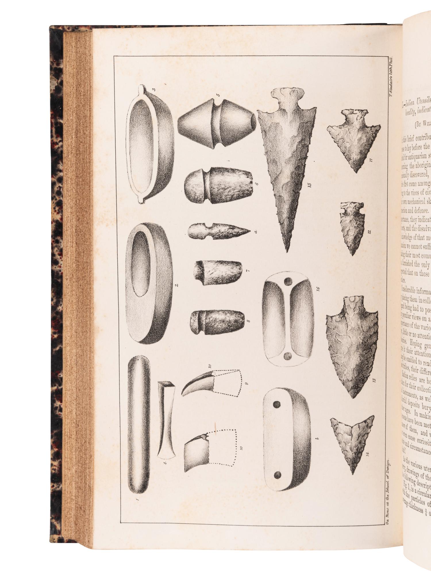 [PENNSYLVANIA]. Memoirs of the Historical Society of Pennsylvania . Philadelphia: McCarty and Davis et al, 1826-1850. -- Collections of the Historical Society of Pennsylvania . Philadelphia: John Pennington & Henry C. Baird, 1853.