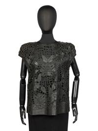 Valentino Leather Top, 1980s