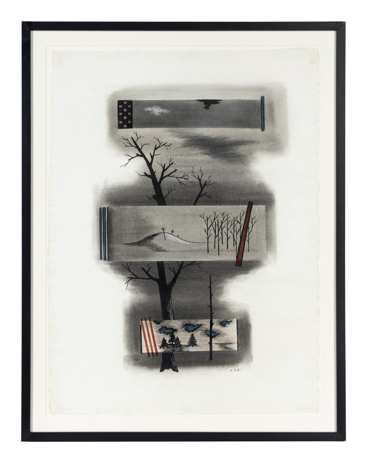 Untitled (Surrealist Landscape), c. 1940