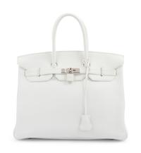 Hermès White 35cm Birkin Bag, 2008