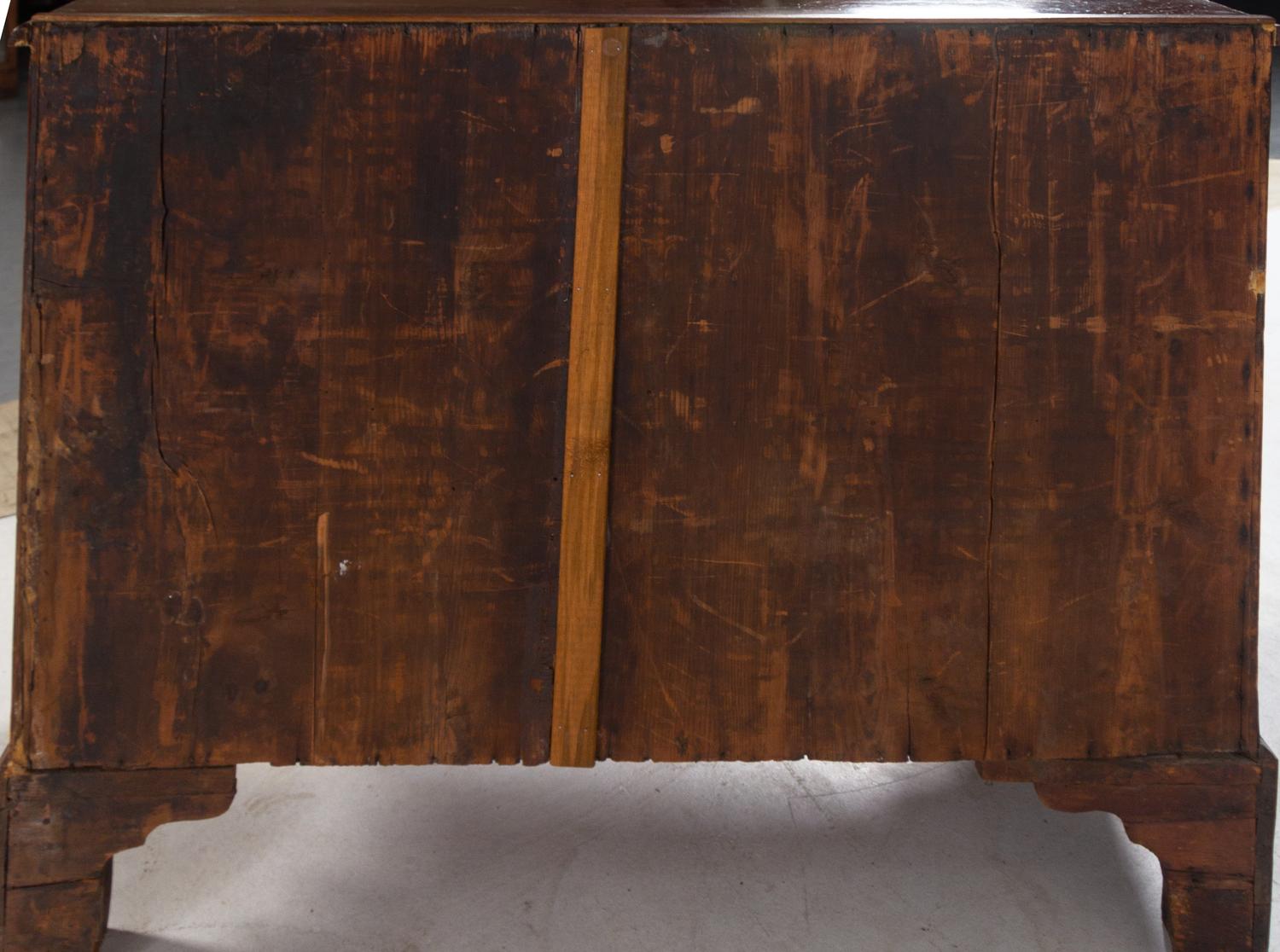 A George II Burl Walnut Chest of Drawers