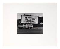 Philippe Halsman (1906-1997) Untitled ("Smooth as a 47 Ford" Billboard), c. 1947