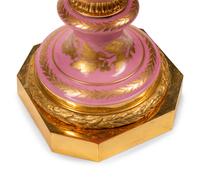 A Gilt Bronze Mounted Sèvres Style Porcelain Vase