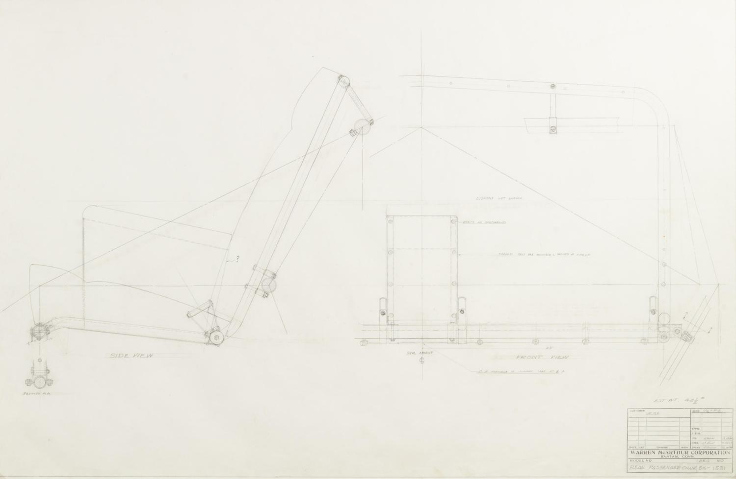 Untitled (Group of Six Mechanical Sketches)