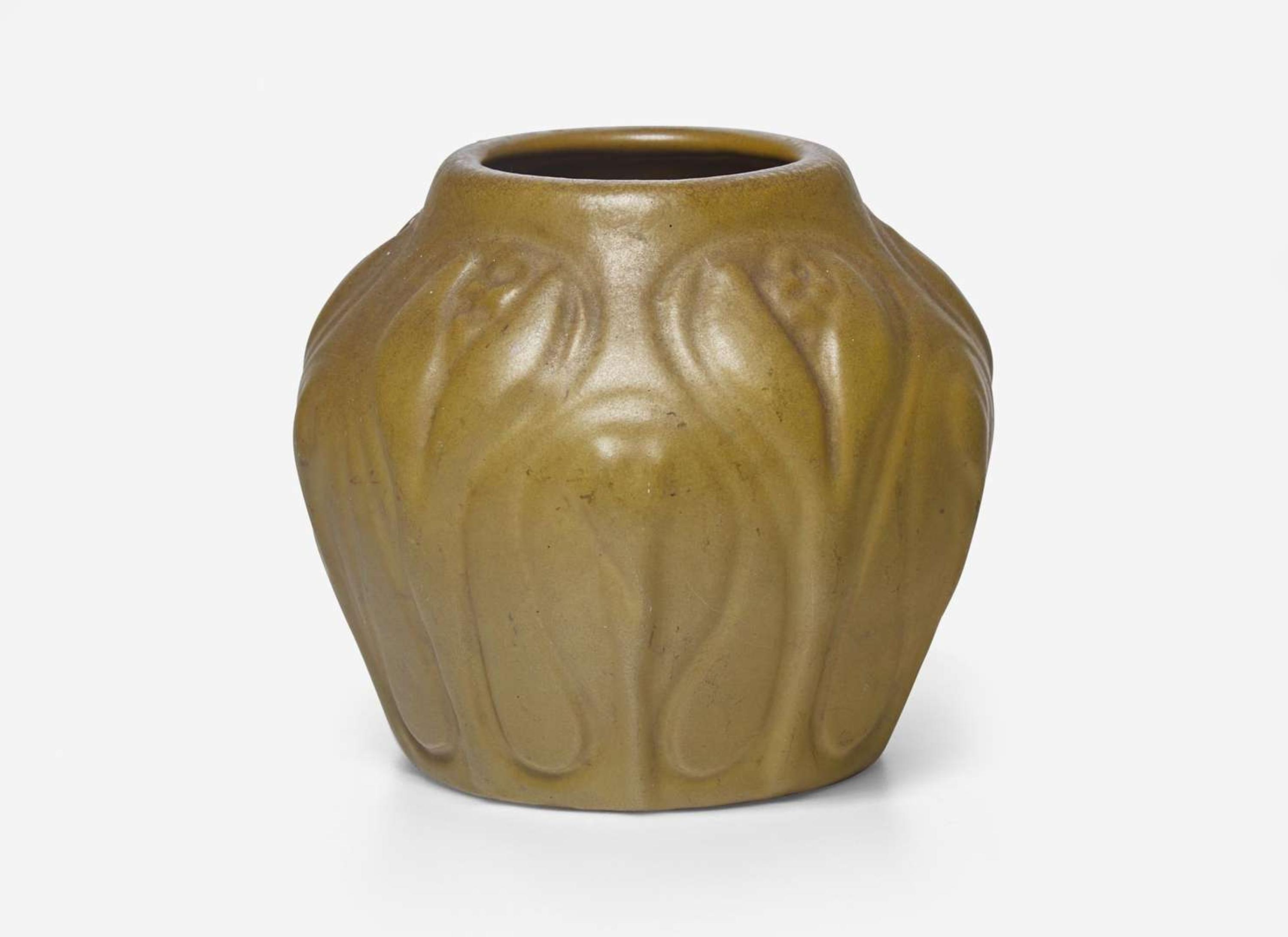 Van Briggle Pottery, Early Vessel with Crocuses