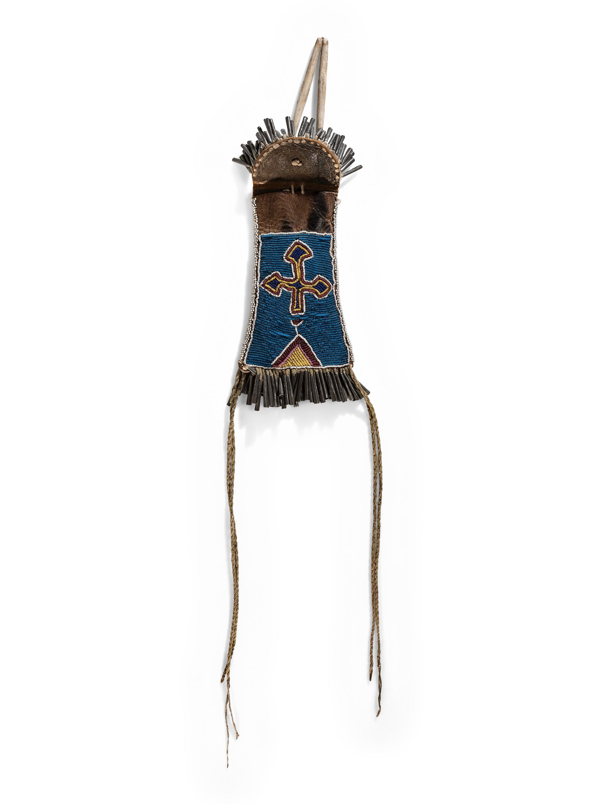 Kiowa Beaded Strike-a-Light Bag