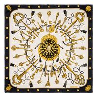 Hermès, Four Silk Scarves 90