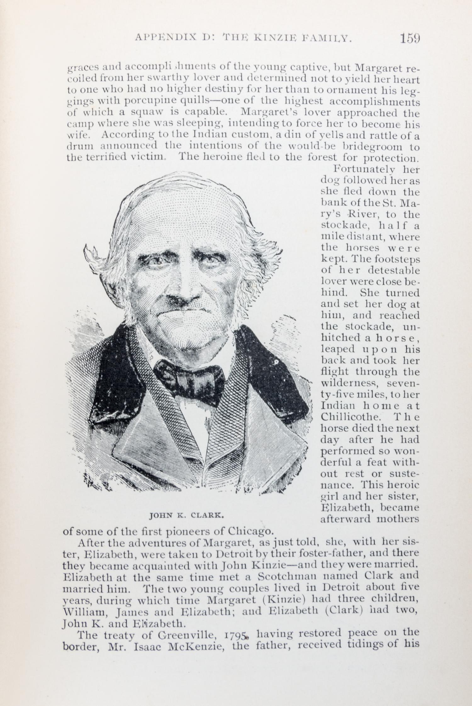 (CHICAGO) KIRKLAND, JOSEPH. The Chicago Massacre of 1812. First edition.