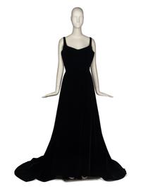 Oscar de la Renta, Silk Velvet Gown