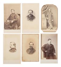 [CIVIL WAR]. 18 CDVs of officers of the 2nd Massachusetts Infantry, which saw extensive combat at Antietam and Gettysburg.