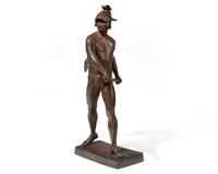 After Emile Louis Picault (French, 1839-1915), A mixed metal sculpture "Honor Patria"