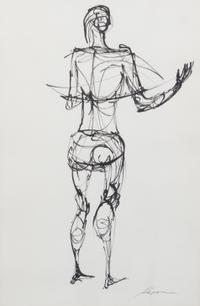 Richard Koppe, (American, 1916-1973), Nude