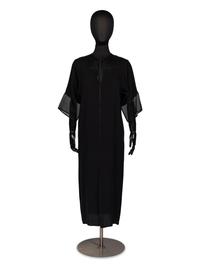 Geoffrey Beene Silk Semi-Sheer Dress