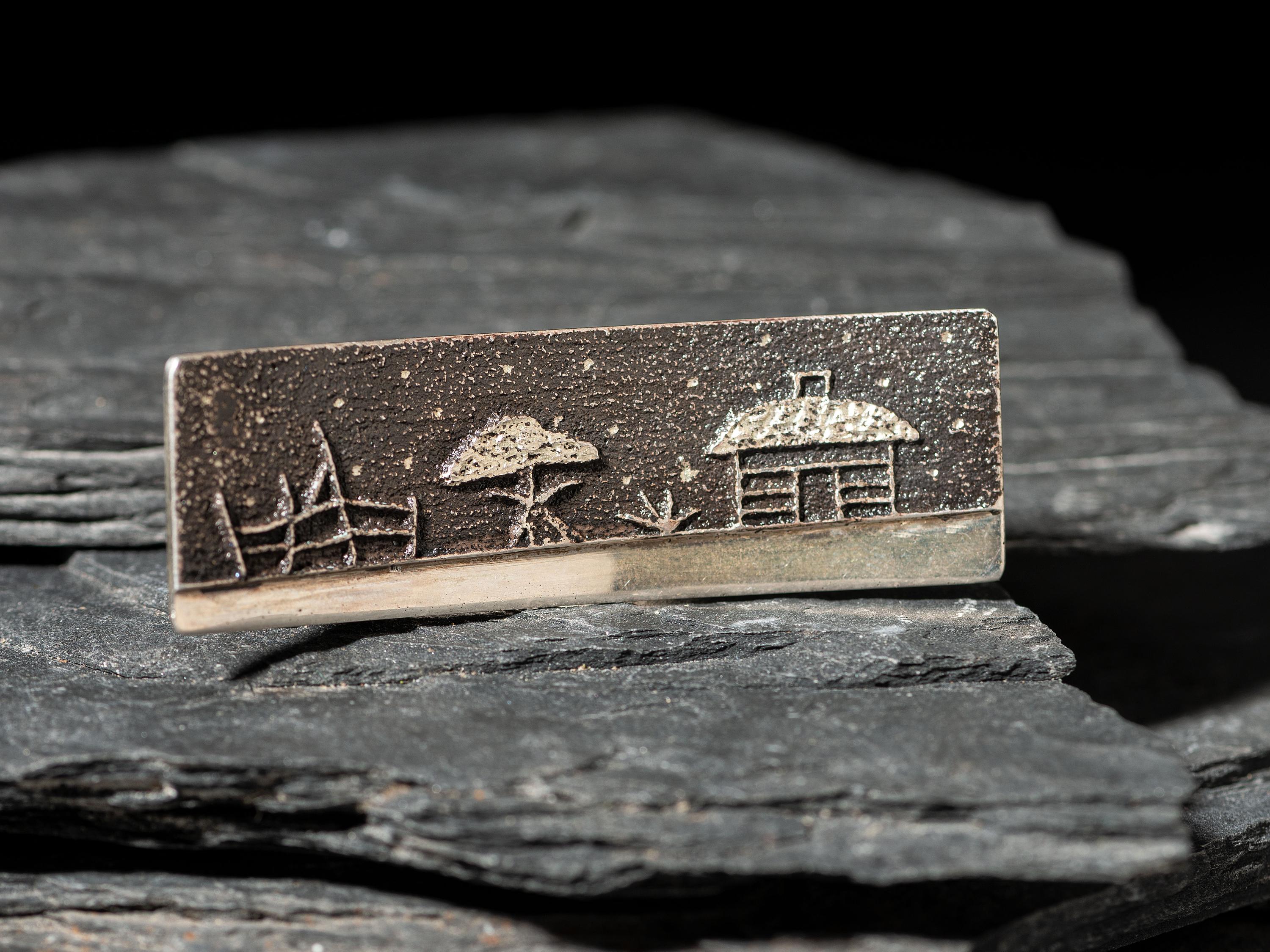 Tufa Cast Silver Ring