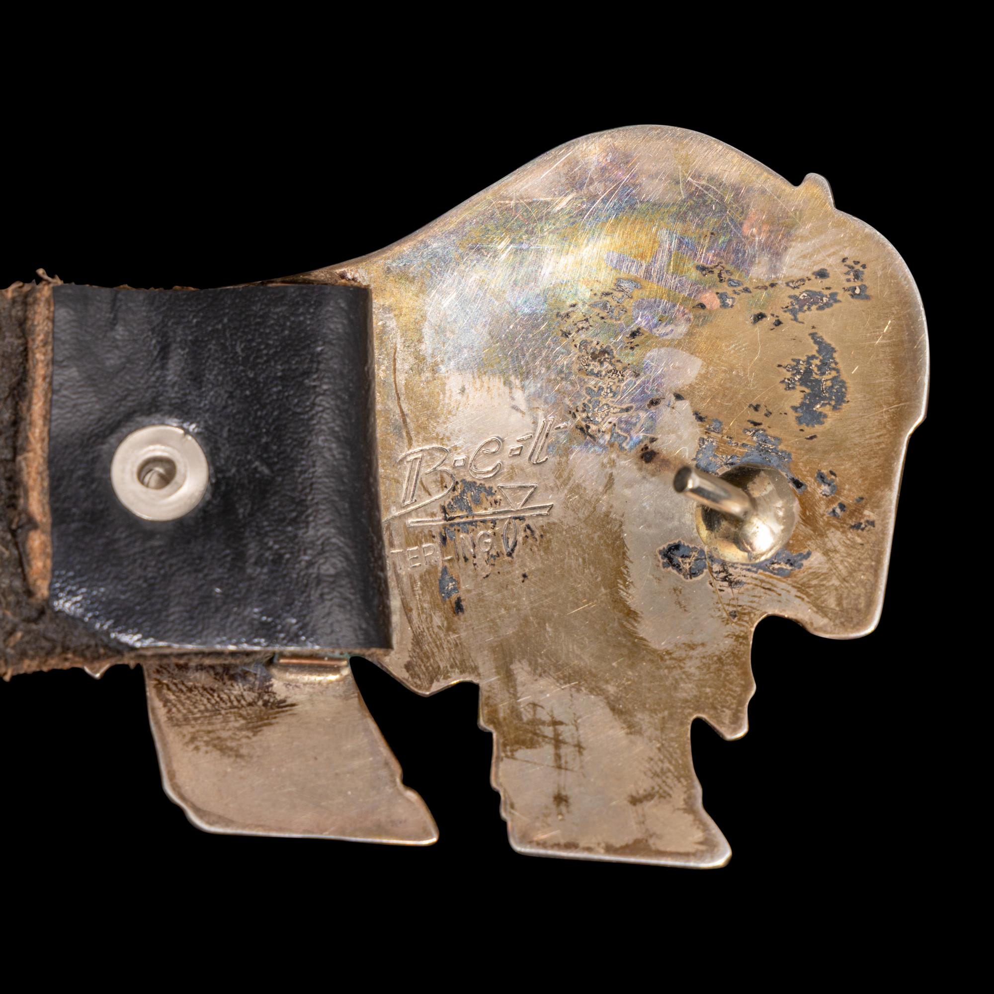 Floyd Becenti, Jr. (Diné, b. 1960) — Sterling Silver Story Teller Concha Belt
