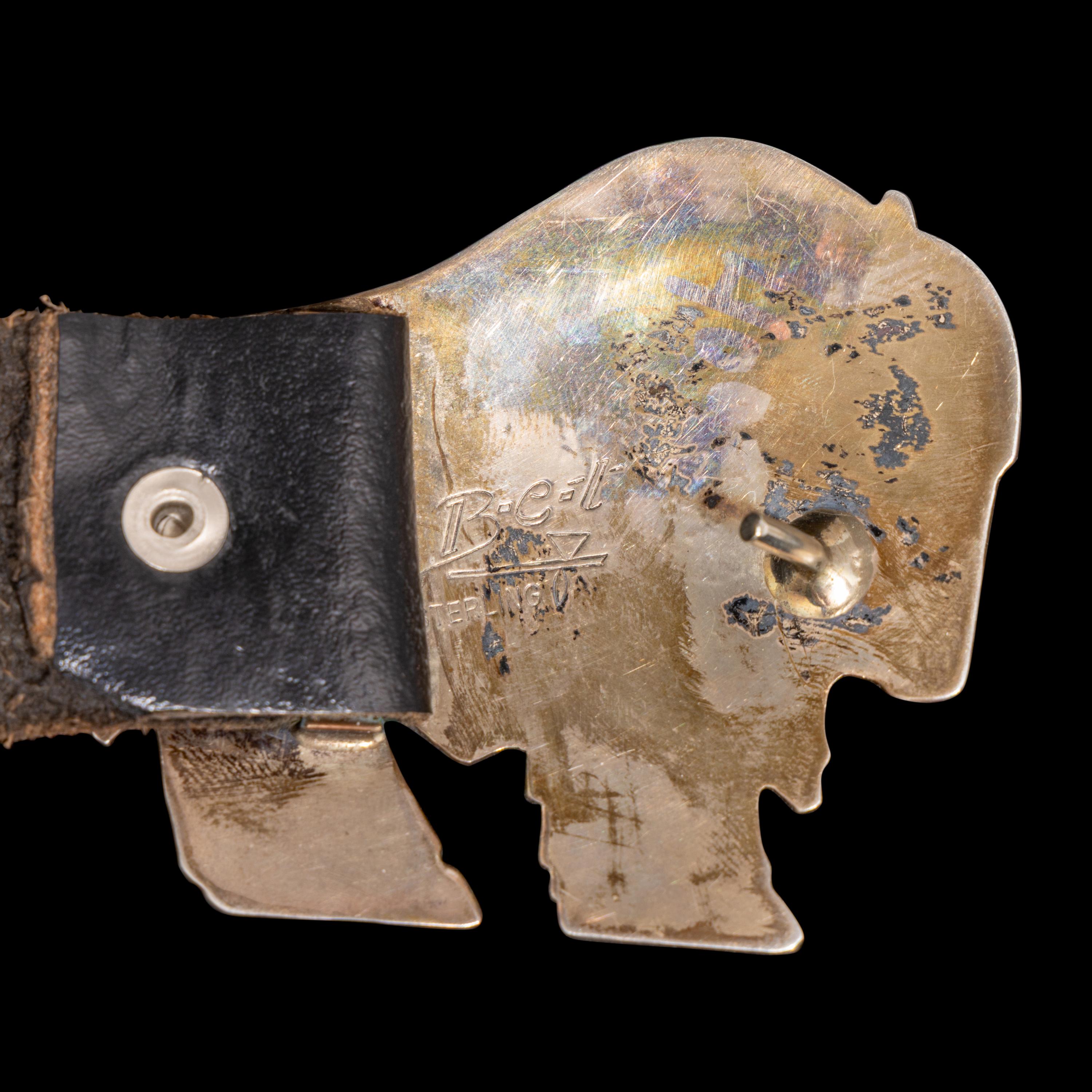 Floyd Becenti, Jr. (Diné, b. 1960) — Sterling Silver Story Teller Concha Belt
