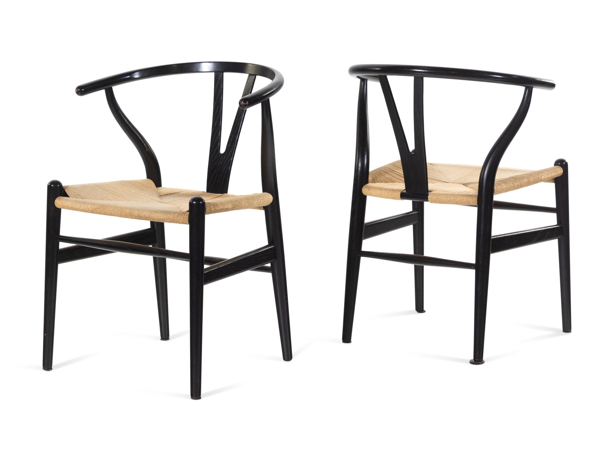 Eight Wishbone Chairs, c. 2000, Carl Hansen & Son, Denmark
