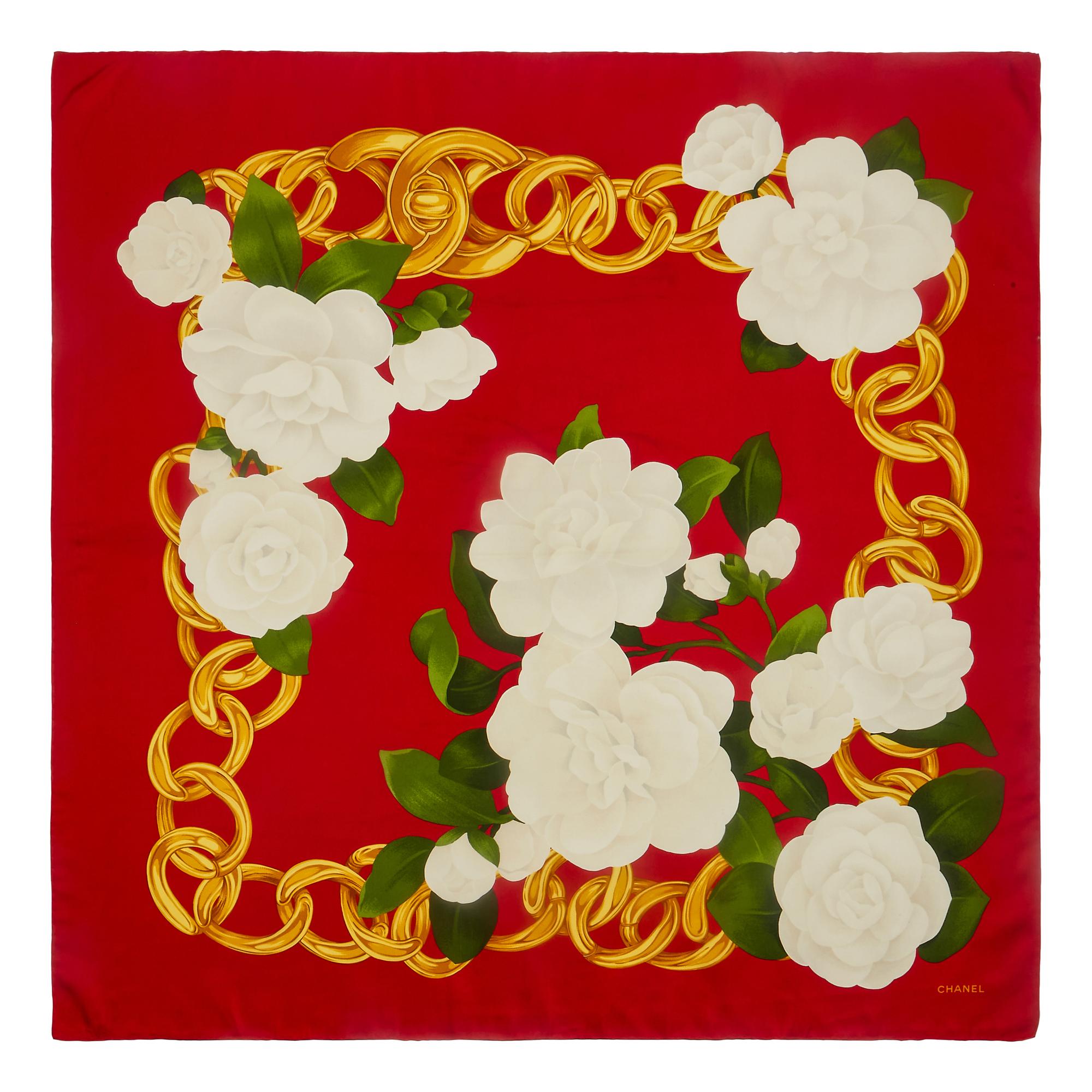 Two Chanel Scarves
