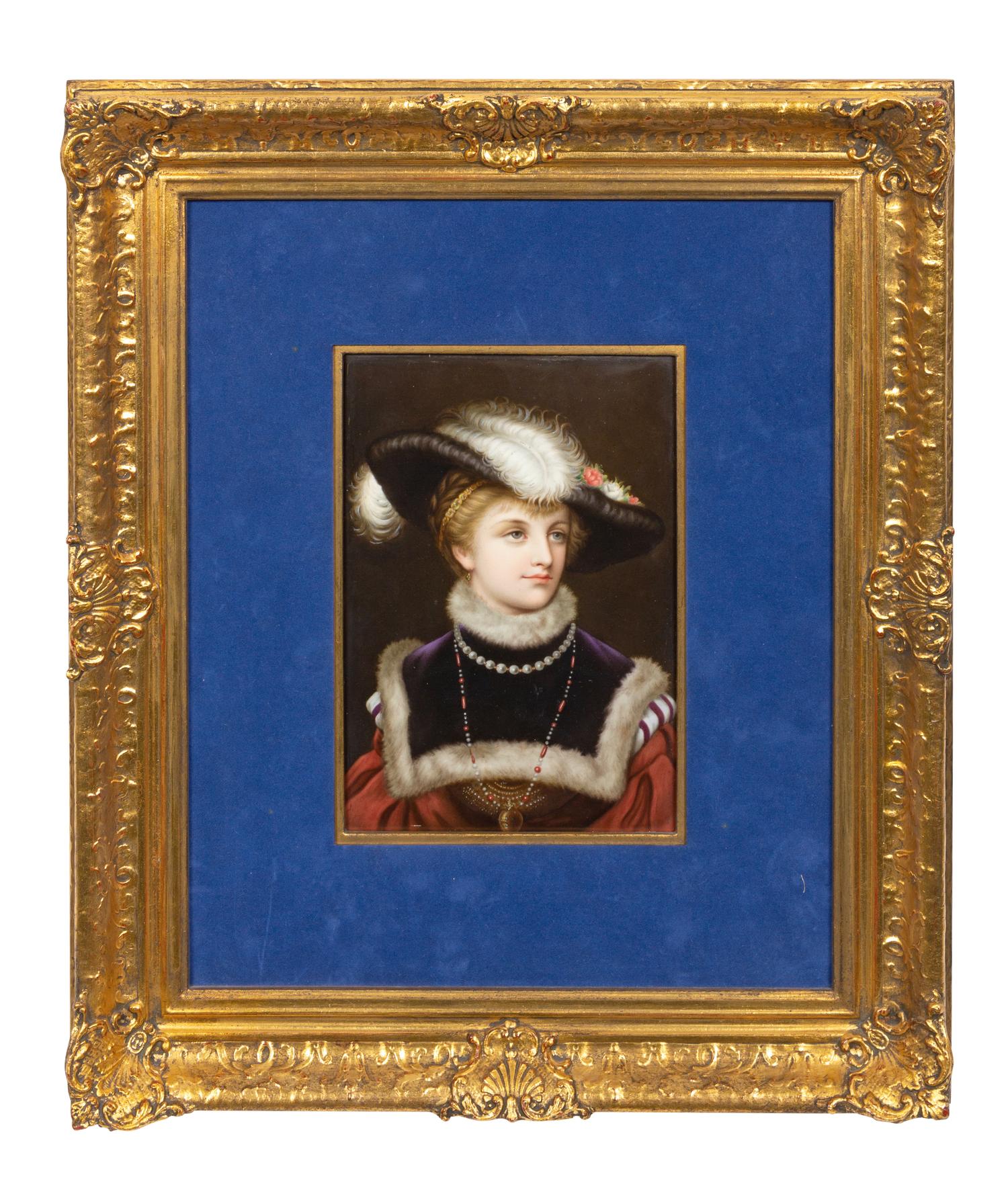 A Berlin (K.P.M.) Porcelain Plaque
