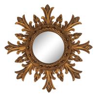 A Regency Style Carved Giltwood Sunburst Mirror