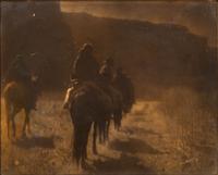 CURTIS, Edward (1868-1952). The Vanishing Race.