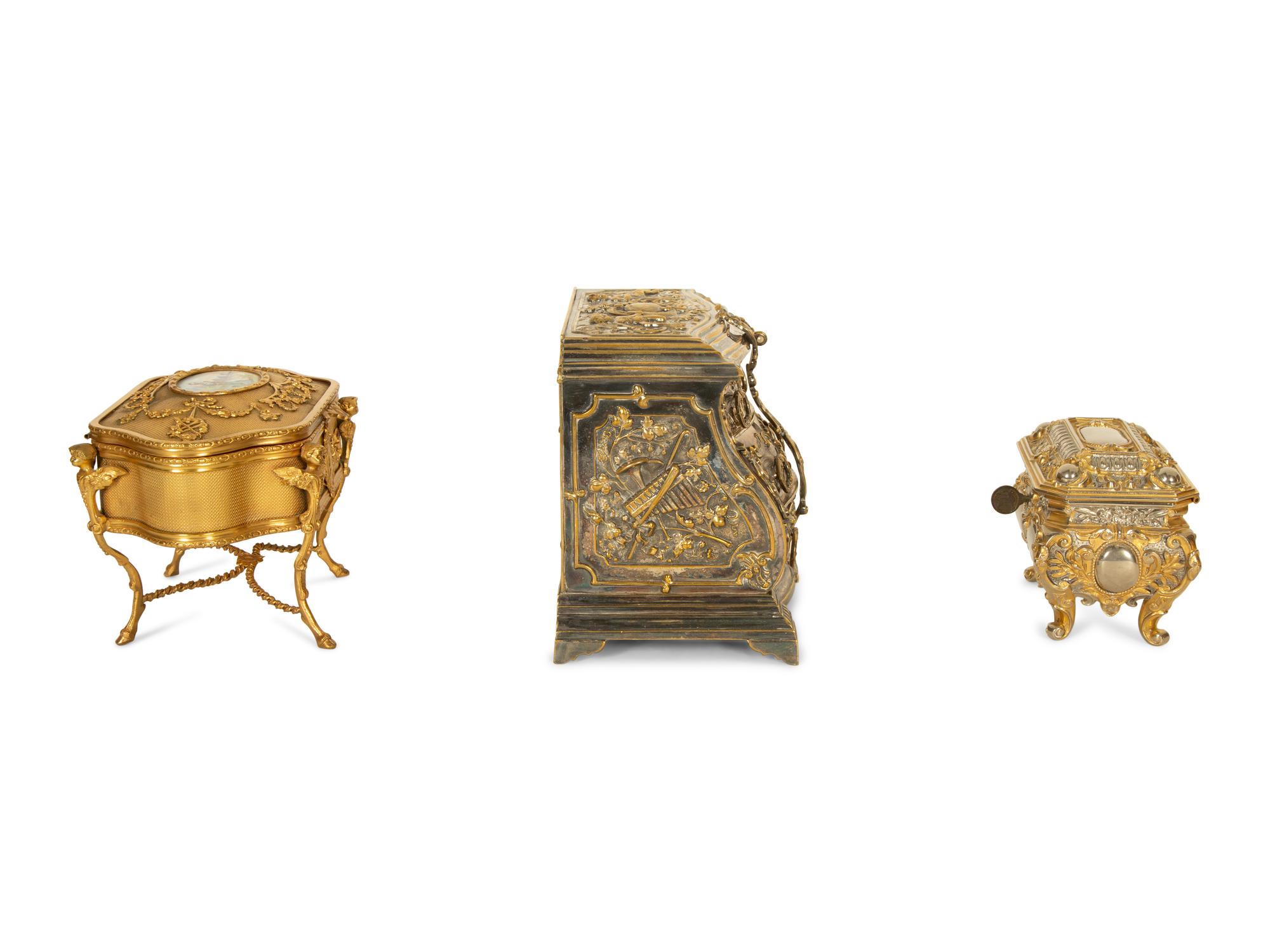 Three Jewelry Boxes