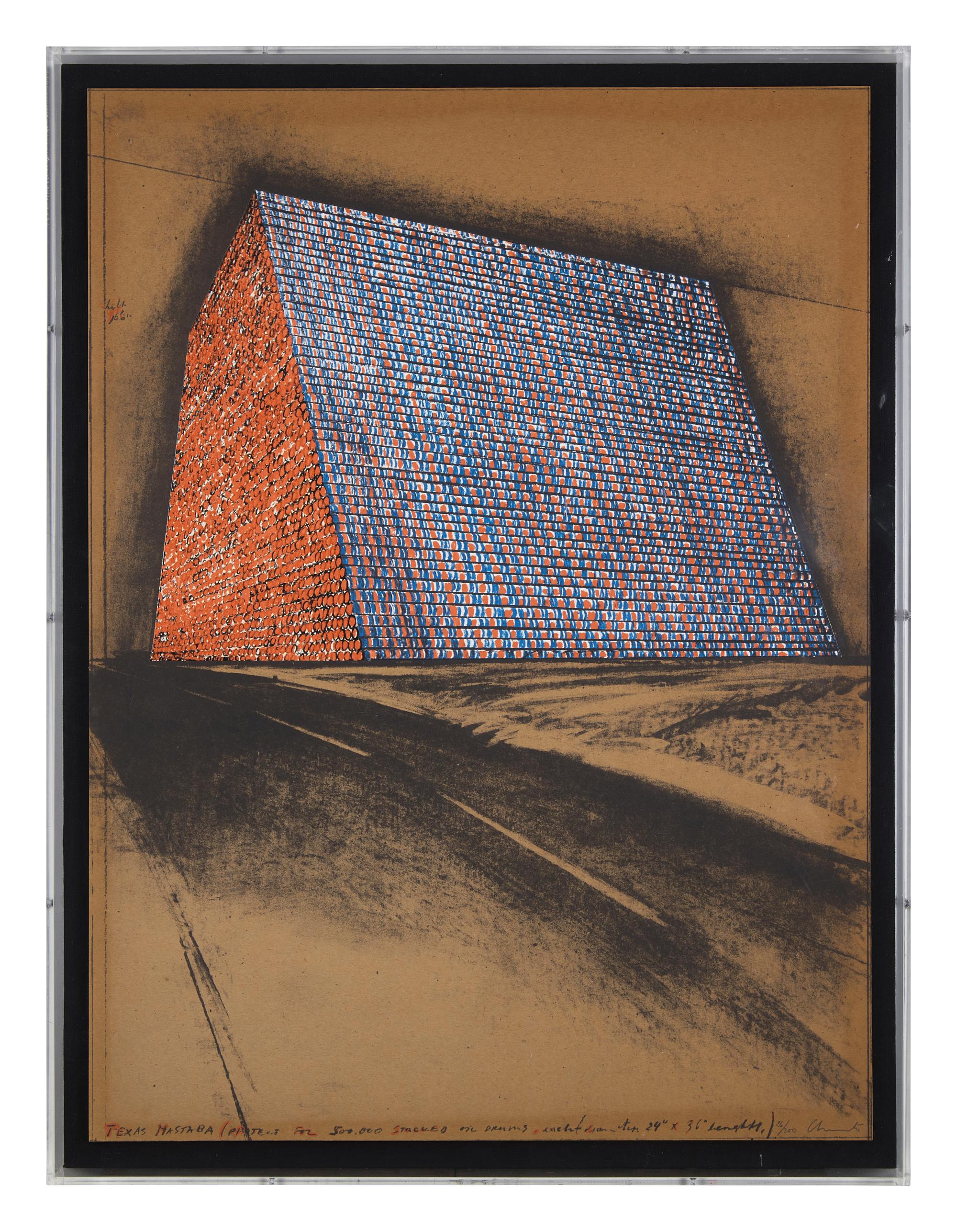 Wrapped Oil Barrels, Texas, 1976
