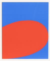 Ellsworth Kelly (American, 1923-2015) — Red Blue ( from Ten Works by Ten Painters), 1964