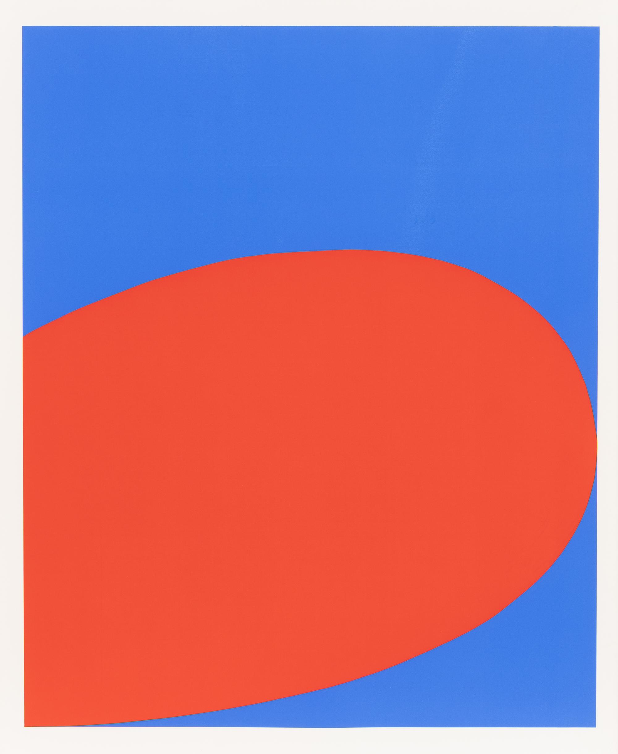 Ellsworth Kelly (American, 1923-2015) — Red Blue ( from Ten Works by Ten Painters), 1964