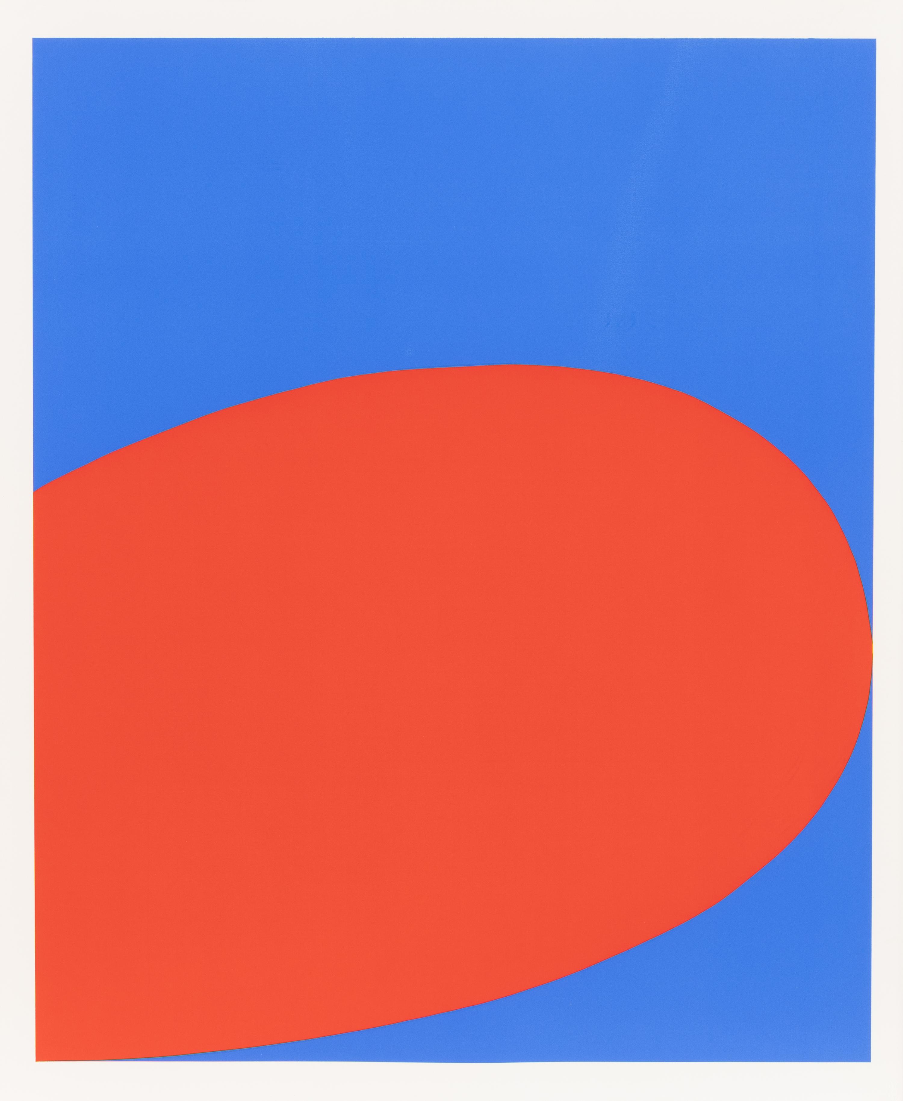 Ellsworth Kelly (American, 1923-2015) — Red Blue ( from Ten Works by Ten Painters), 1964