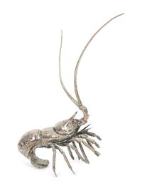A Buccellati Silver Lobster Table Ornament