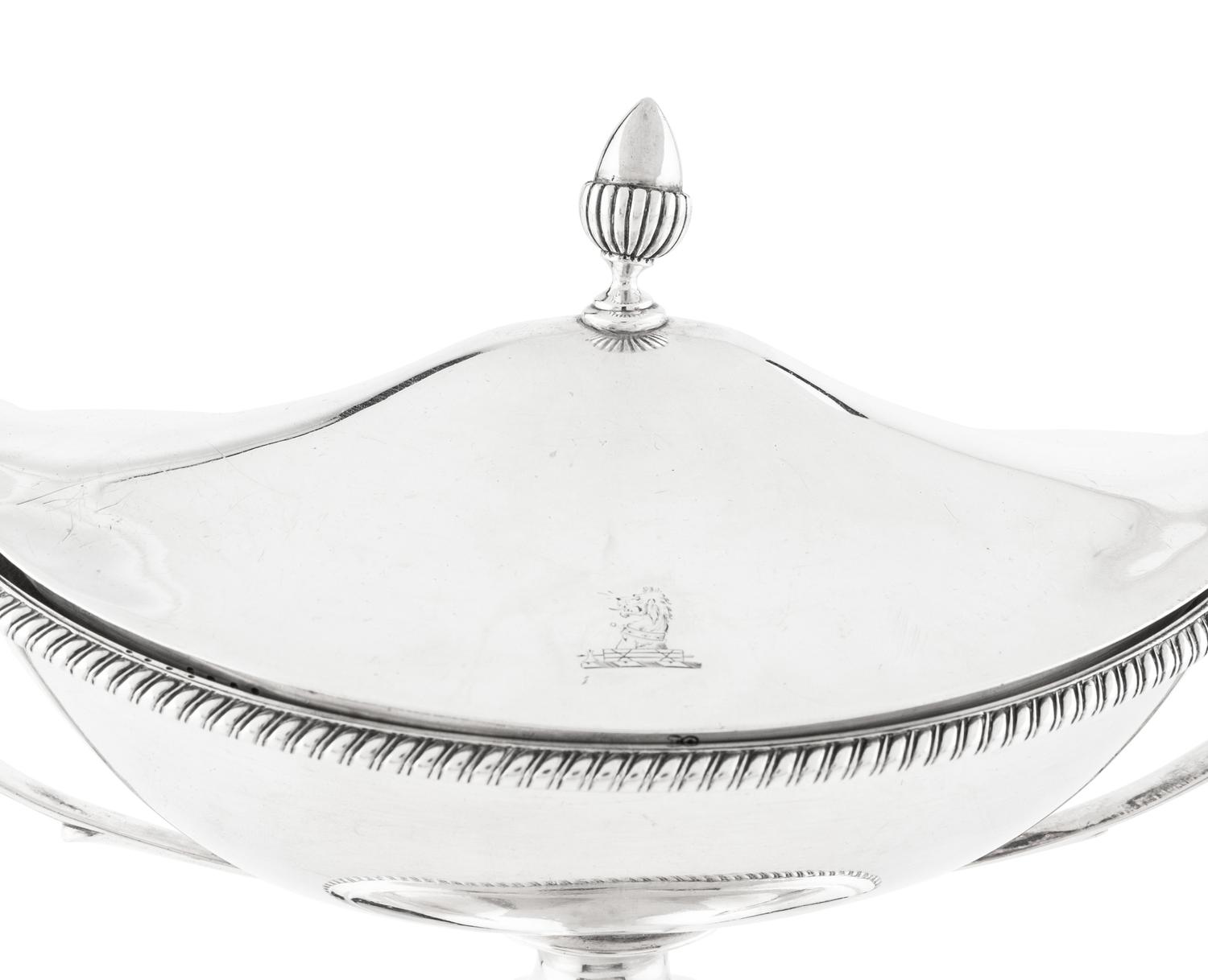 A George III Silver Sauce Tureen
