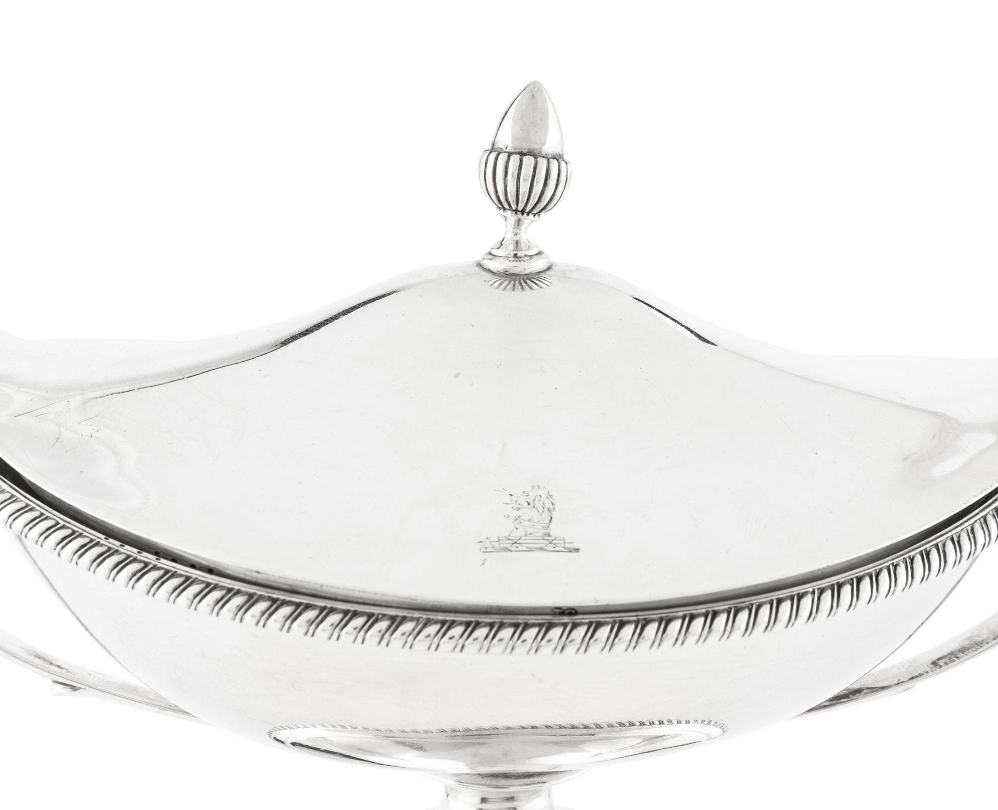 A George III Silver Sauce Tureen
