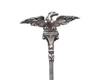 A Small Continental Silver Spoon With Eagle Terminal