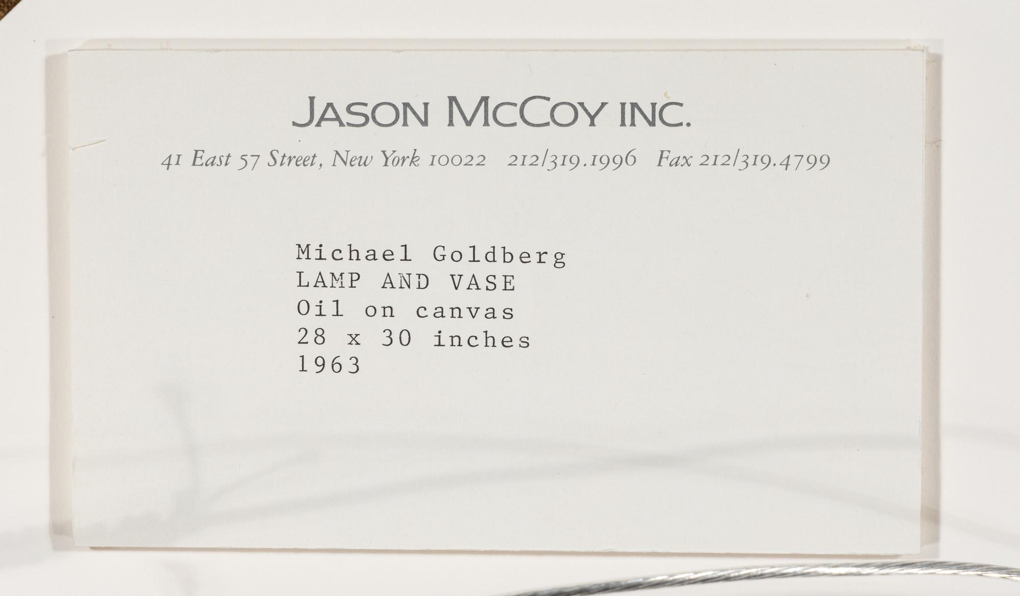 Lamp and Vase, 1963