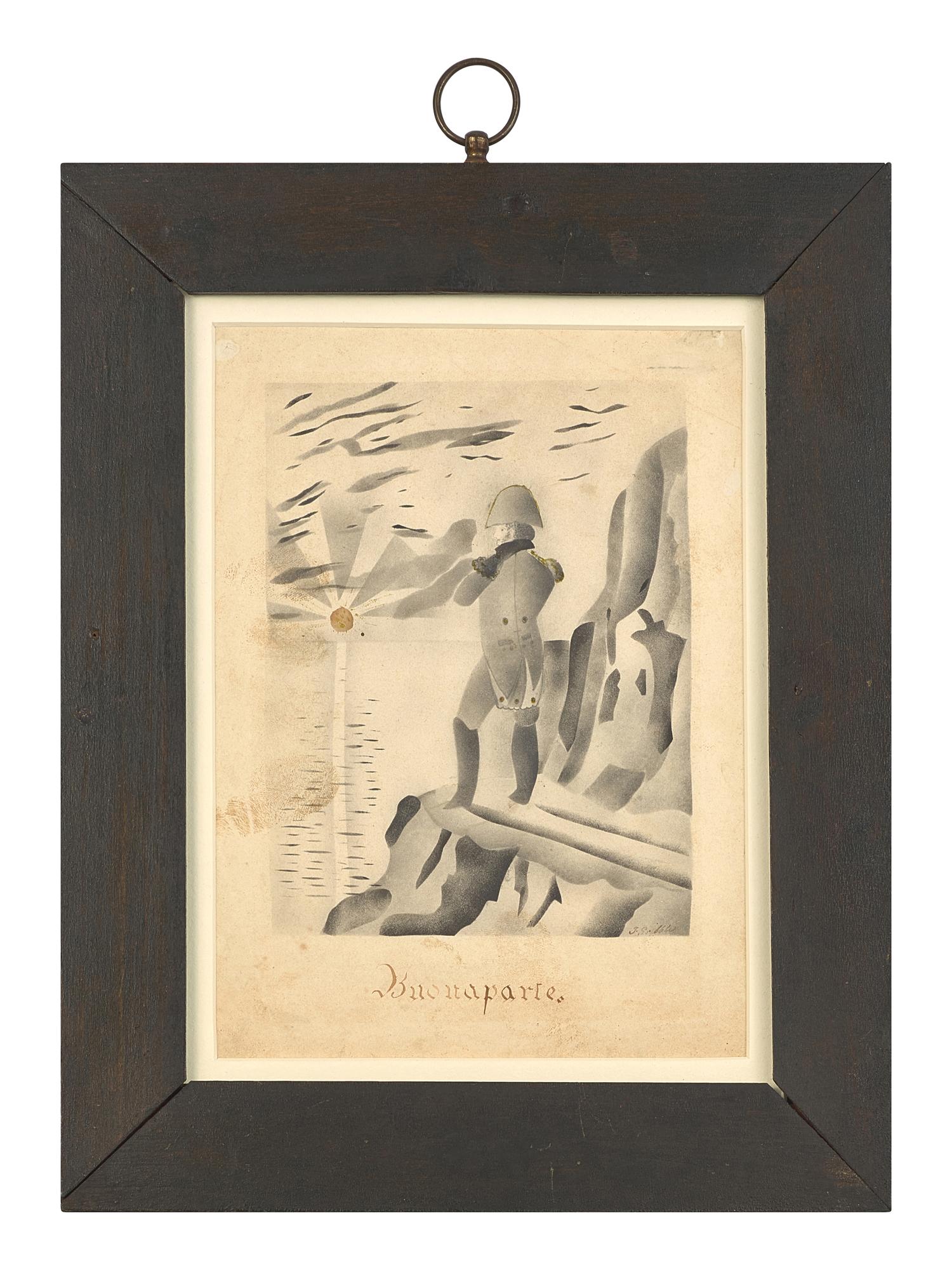 Two Views of the Island of St. Helena and A Theorem of Napoleon, 19th Century