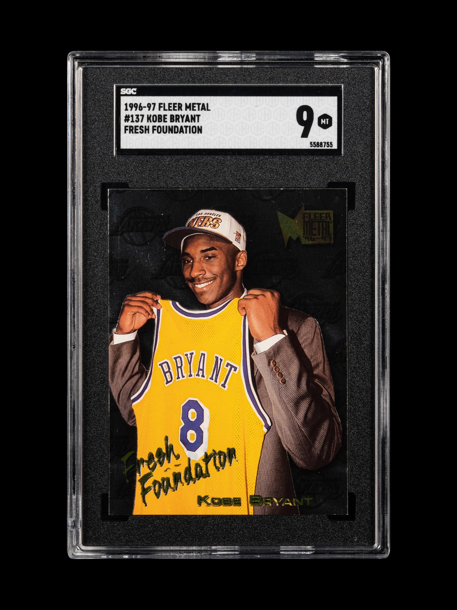 A Group of 1996-97 Fleer Metal Kobe Bryant Rookie Basketball Cards,