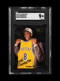 A Group of 1996-97 Fleer Metal Kobe Bryant Rookie Basketball Cards,