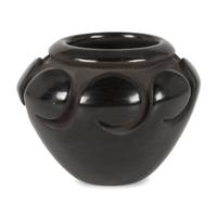 Carved Blackware Jar