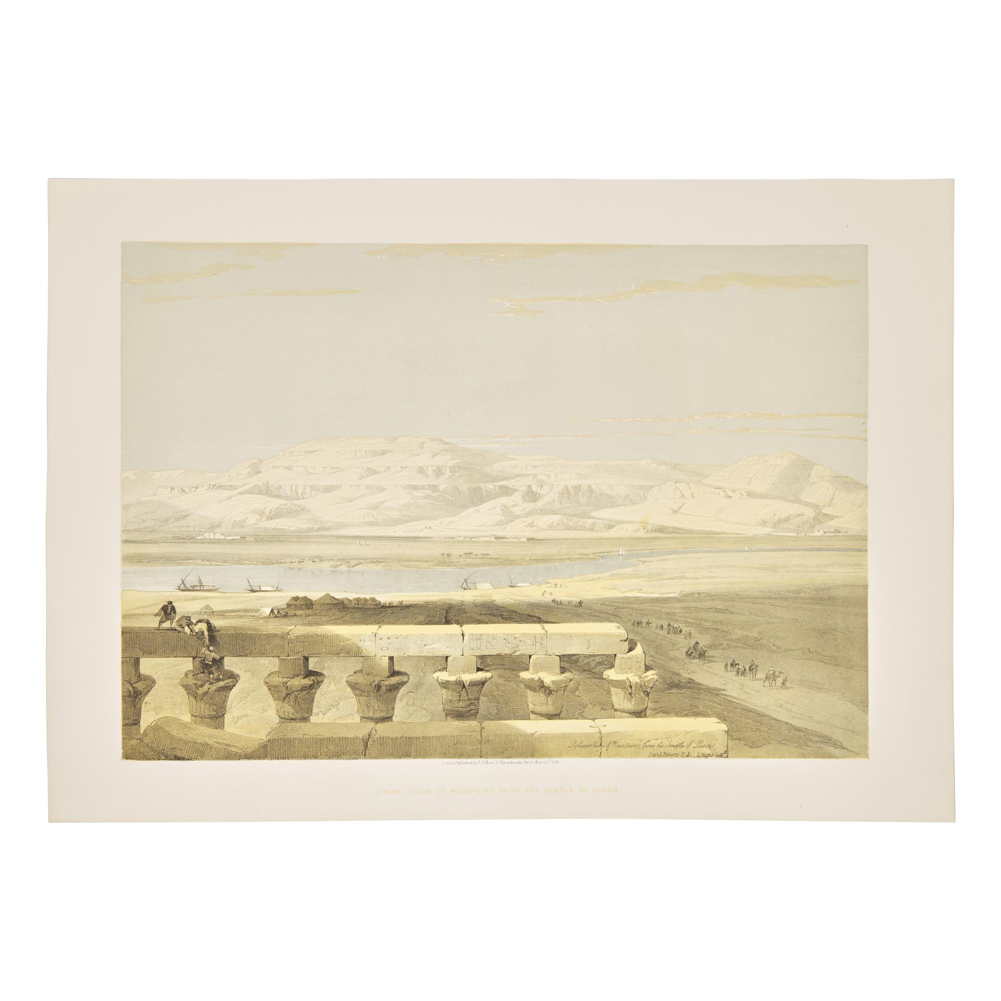 [Prints] Roberts, David. Group of Eight Prints