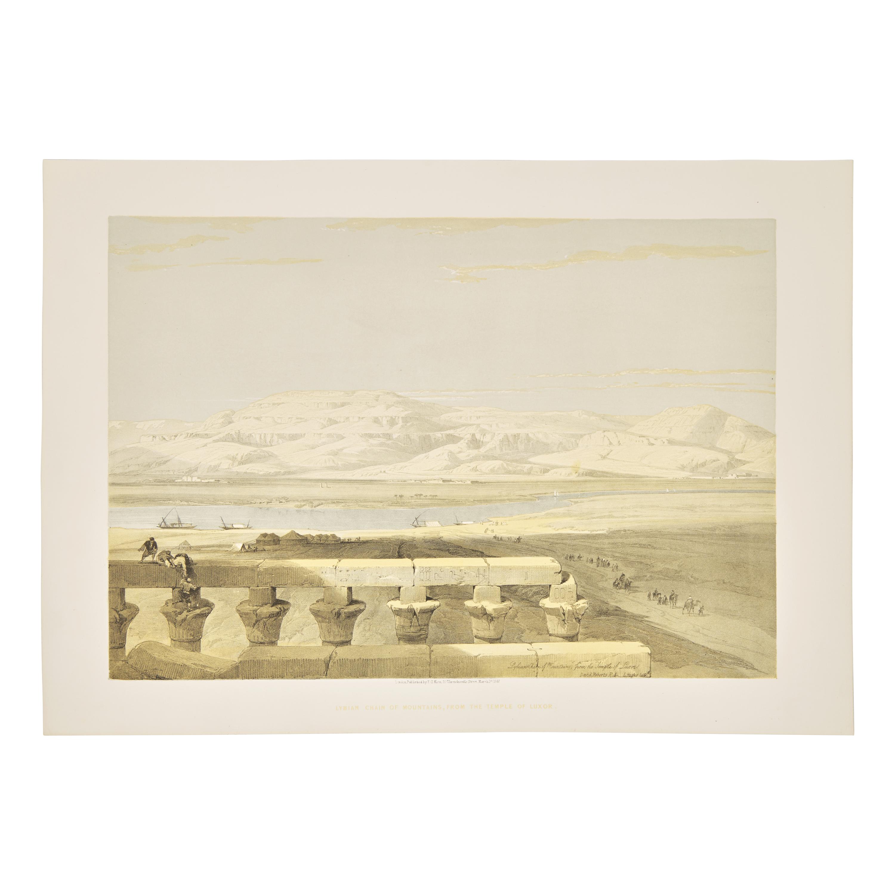 [Prints] Roberts, David. Group of Eight Prints