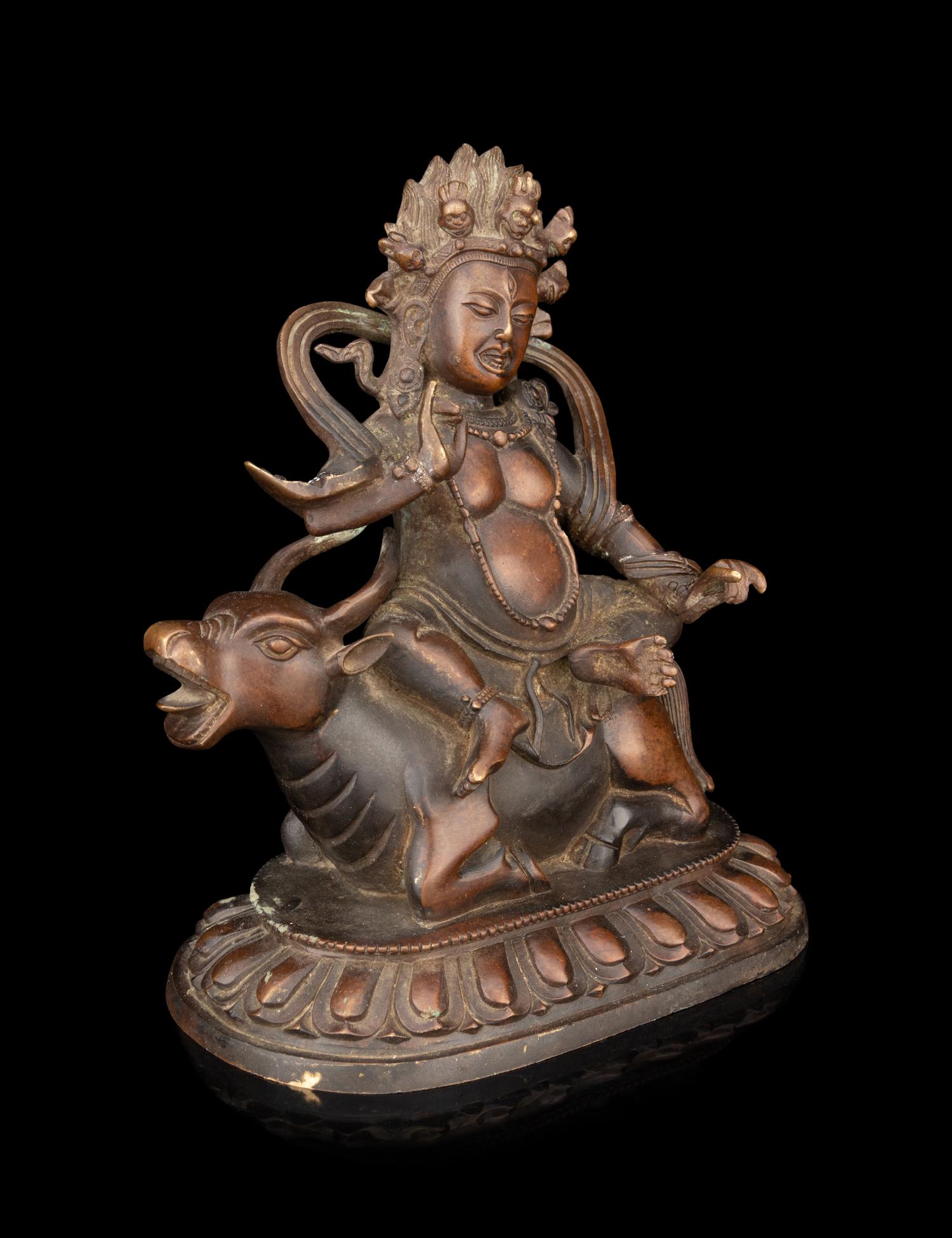 A Sino-Tibetan Copper Alloy Figure of a Bodhisattva