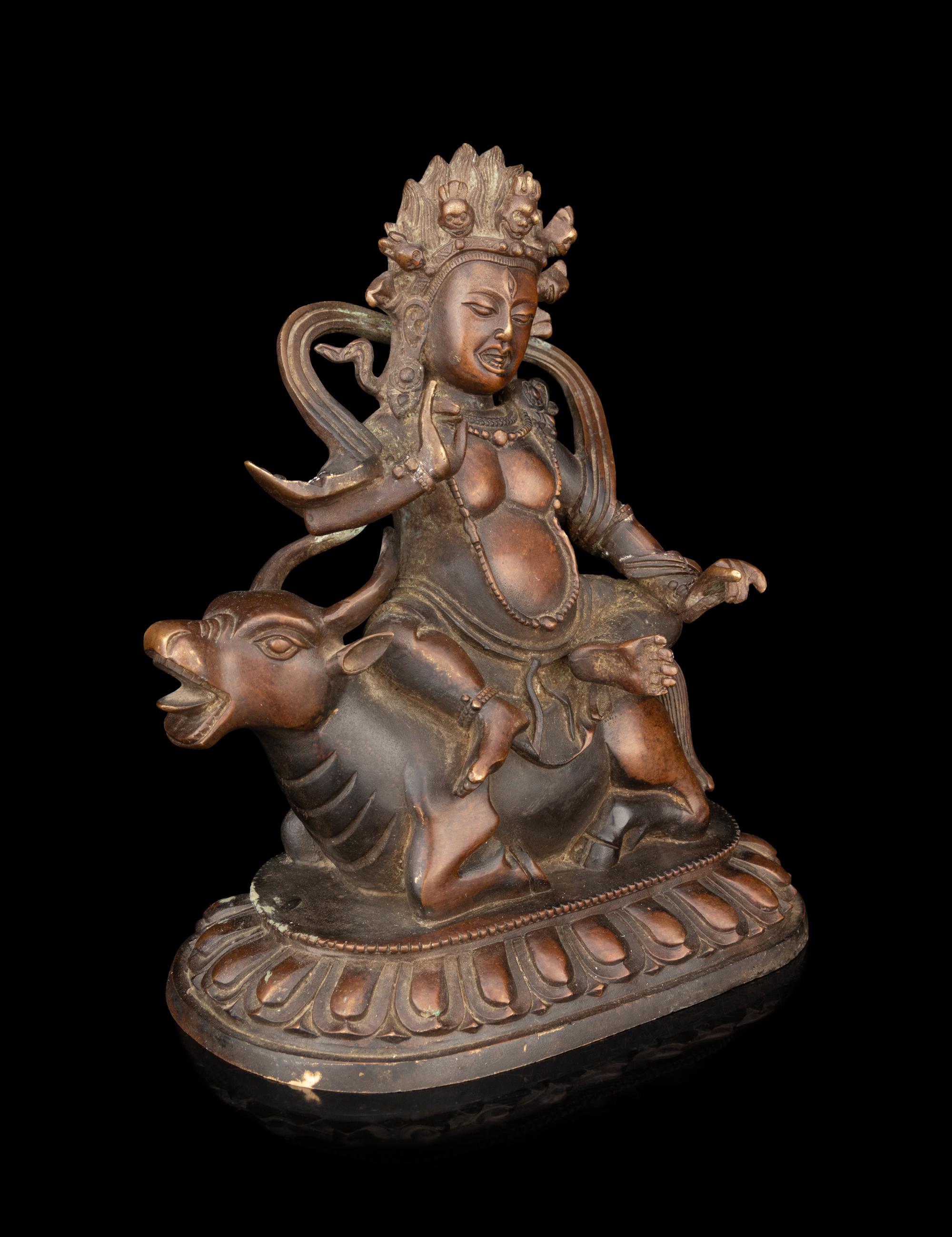 A Sino-Tibetan Copper Alloy Figure of a Bodhisattva