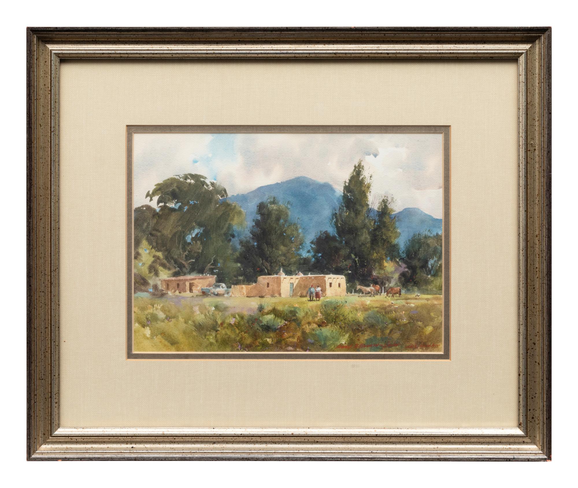 Adobe Ranch, Taos, Study